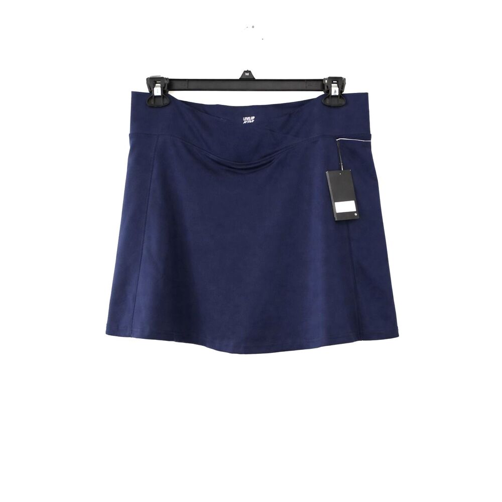 Level Up Active Skort Women’s Size 2X Navy Blue Athletic Skirt Shorts Stretch